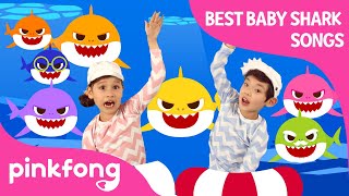 Baby Shark Dance and more  Compilation  Baby Shark Swims to the TOP  Pinkfong Songs for Children [upl. by Adran]