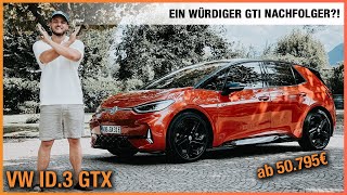 VW ID3 GTX im Test 2024 Ein würdiger Golf GTI Nachfolger ab 50795€ Fahrbericht  Review  Preis [upl. by Yael]