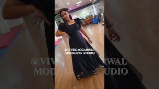 Fashion Modeling Walk for Beauty pageant in Vivek Aggarwal Master Class [upl. by Ellennaj162]