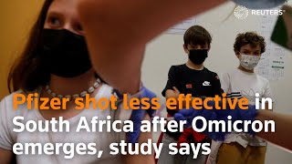 Pfizer shot less effective in South Africa after Omicron emerges study [upl. by Giffer]