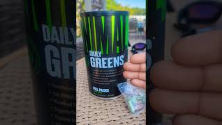 Animal Daily Greens Pill Packs  Kale Wheat Grass amp More  honestreview superfood supergreens [upl. by Dlareme]