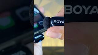 Cara PAIRING BOYA mini shorts boya microphone audio boyamicrophone [upl. by Anirrehs432]