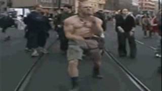 Techno viking dances to DJ Cammy Cuppycake remix [upl. by Georgia921]