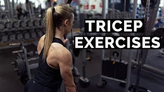 Tricep Exercises For Women  Using Cables [upl. by Absa]