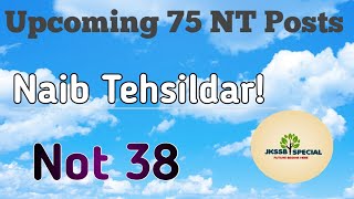 75 Posts of NT referred to Jkssb [upl. by Archibaldo]