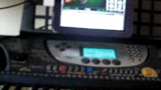 IPAD Animoog with external midi keyboard [upl. by Nyladnewg982]