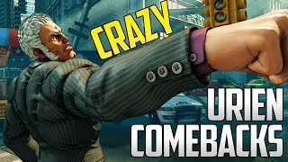 SFV S1 ▰ Crazy  Unbelievable Urien Comebacks  Street Fighter V  5 [upl. by Irrot]