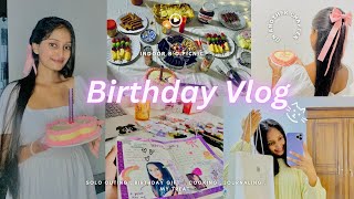 MY BIRTHDAY VLOG 🎀🎂 මගේ දවස  Solo Outing Indoor Birthday Picnic🍱 Birthday treat birthday vlog [upl. by Alyahsat667]