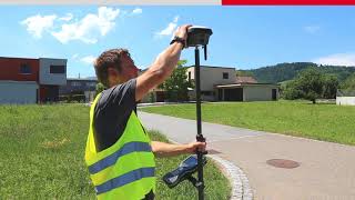 How to use the Leica GS18 T GNSS RTK rover [upl. by Gierc]