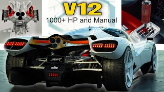 NILU Hypercar has over 1000 Horsepower V12 and comes in manual [upl. by Wachter]