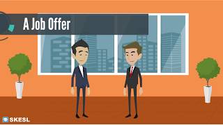 Business English Conversation Lesson 52 A Job Offer [upl. by Newman308]