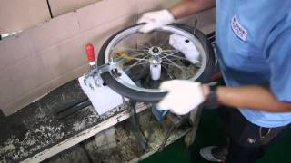 How to use TANNUS tire mounting tool [upl. by Arres]