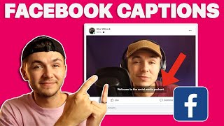 How to Add Captions to a Facebook Video [upl. by Elleuqar195]