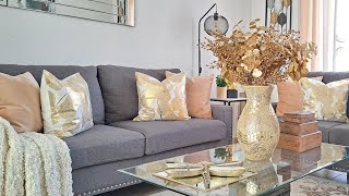 SALON TENDANCE ET MODERNE 2024TINY LIVING ROOM DECOR 2024 livingroomtour [upl. by Riada586]