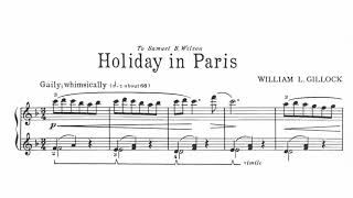 William Gillock  Holiday in Paris [upl. by Nil]