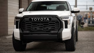 2022 Tundra TRD Pro Grille Install  How to Install on 3rd Gen Tundra Limited [upl. by Adnwahsor]