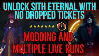 HOW TO UNLOCK SITH ETERNAL EMPEROR  NO TICKETS DROPPED [upl. by Sileray]