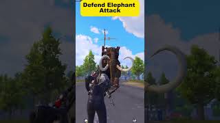 How to Defend Elephant Attaack bgmi shorts pubgmobile viralreels trendy pubgm bgmishorts [upl. by Nillok]