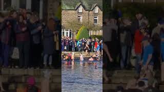 Otley New Years Day swim [upl. by Ymarej]