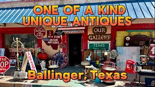 One Of A Kind Unique Antiques in Ballinger Texas [upl. by Furiya704]