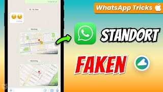 WhatsApp Standort amp LiveStandort FAKEN 🗺 Falschen Standort versenden  so gehts iOS 17✅ [upl. by Uamak]