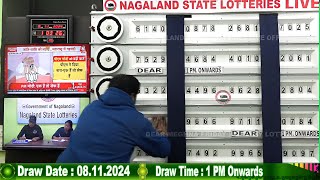 LOTTERY LIVE 1PM TODAY 08112024  Morning Nagaland Lottery Sambad LIVE [upl. by Lardner]