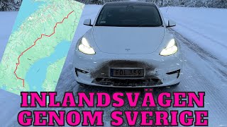 Tesla Model Y RWD från Karesuando via inlandsvägen del 2  Elbilsmagasinet [upl. by Hercule888]