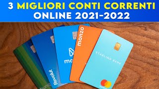 I 3 Migliori Conti Correnti Online 2023 a Zero Spese o quasi [upl. by Brause]