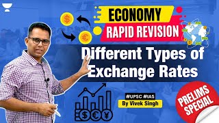 Different Types of Exchange Rates  Economy Revision for IAS Prelims 202324  By Vivek Singh [upl. by Nyre]