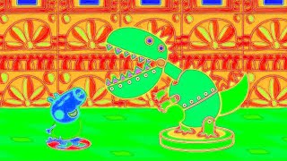 Peppa Pig Robot Dinosaur  Peppa Pig Video Different Effects [upl. by Bledsoe]