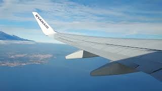 Takeoff from Catania on a B737800 Ryanair [upl. by Hurlow]