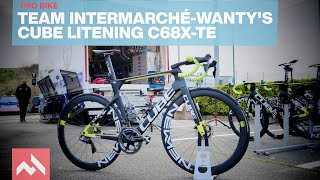 Pro bike IntermarchéWanty Goberts Cube Litening C68x [upl. by Ettie]