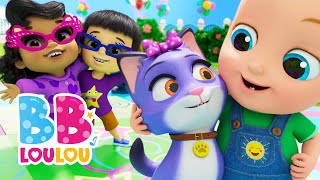 🐱 Petit Chat 🐱 Dautres chansons avec Animalix pour les Enfants  BB LouLou [upl. by Nahtanaj]