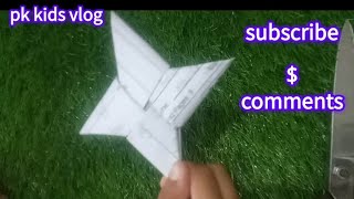 How To Make A Paper Ninja Star🌟🌟🌟  How To Make a Paper Transforming Ninja Star  ninja star 🌟🌟🌟 [upl. by Enomad]