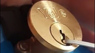 78 Yale Door Lock Picked Open LockpickingBelfast [upl. by Niarb686]