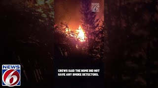 Video shows a home fire in Casselberry Florida [upl. by Esta]