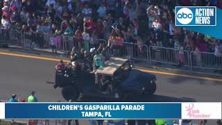 Aerials from Gasparilla Childrens Parade [upl. by Sherill]