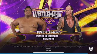 WWE 2K24 THE UNDERTAKER vs YOKOZUNA  Casket Match  4k 60FPS PS5 RLS [upl. by Osborne]