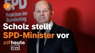 Lauterbach wird neuer Gesundheitsminister  ZDFheute live [upl. by Fifi]