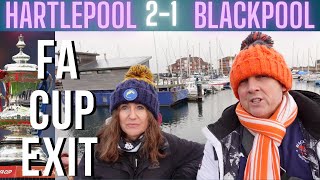 FA CUP 3RD ROUND GLORY  HARTLEPOOL UTD 21 BLACKPOOL  the LGE 2 side KO CHAMPIONSHIP BLACKPOOL [upl. by Aelaza]