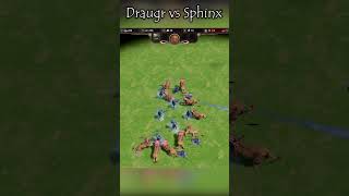 NEW Draugr vs Sphinx Equal Numbers  Age of Mythology Retold [upl. by Nichole]