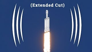 Extended Cut  The Incredible Sounds of the Falcon Heavy Launch  BINAURAL AUDIO IMMERSION [upl. by Dajma]