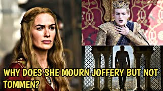 Why does Cersei Lannister mourn Joffrey but not Tommen at all [upl. by Hgielime]