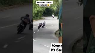 Sniper vs raider shortvideo motors motorcycle viralshort yamahasniper suzukiraider150fi [upl. by Gilpin138]