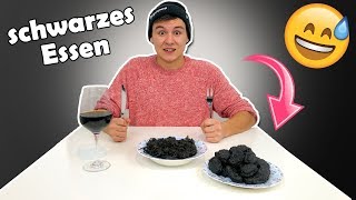 100 SCHWARZES ESSEN KOCHEN ULTRA EKLIG [upl. by Aniret]