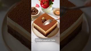 Ombre Cake🍫 クリスマス fyp food shortsfeed shortvideo shortsvideo shorts short [upl. by Beichner321]