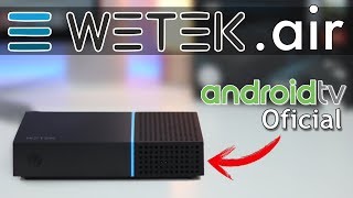 Wetek Air el AndroidTV Oficial con SATÉLITE y TDT  Primeras Impresiones [upl. by Dulcy]