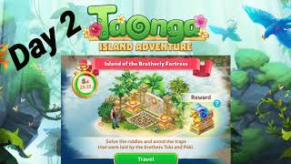 Taonga Island Adventure Mobile Game  Island of the Brotherly Fortress Day 2 [upl. by Ahtiekahs]