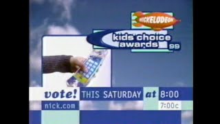 Nickelodeon Kids Choice Awards Television Commercial with Rosie ODonnell 1999 [upl. by Viveca]