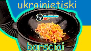 Ukrainietiski barsciai kazane [upl. by Elleda]